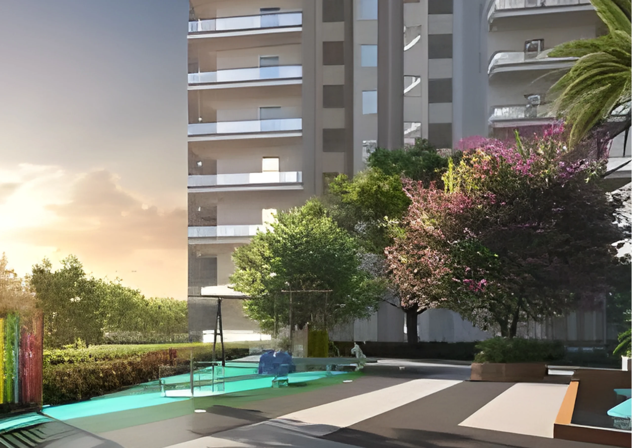 yellow red and green flat fruit juice rectangle sticker (landscape) (13)